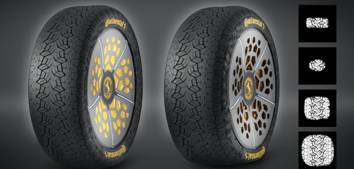 The Continental ContiSense and ContiAdapt tyre concepts