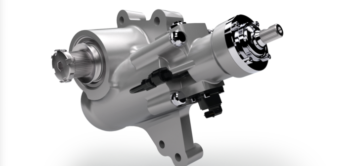WABCO OnLaneASSIST with lane correction functionality based on a hydraulic steering gear by R.H. Sheppard and Nexteer Automotive magnetic torque overlay