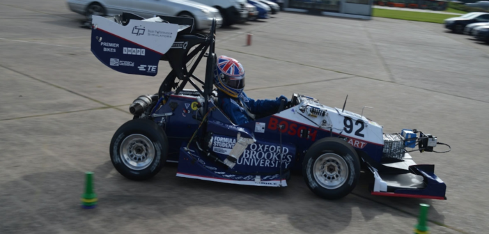 Oxford Brookes University is modelling Tire-slip angle using a Correvit S-Motion two-axis optical sensor from Kistler Instruments