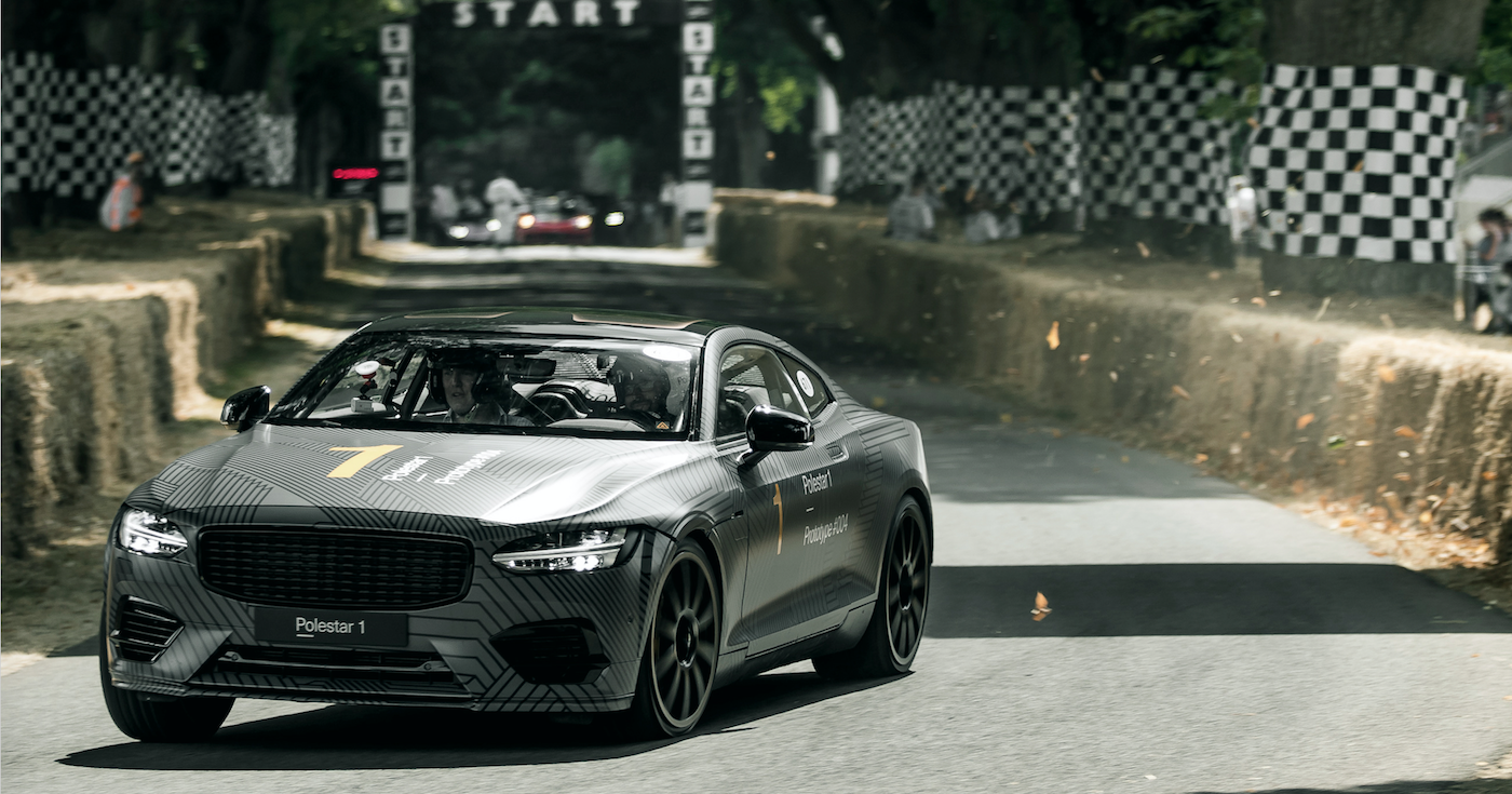 Joakim Rydholm pleasing the crowds at Goodwood Festival of Speed