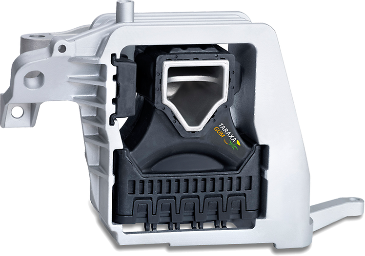 Continental has also developed an engine mount made of natural rubber from dandelion roots