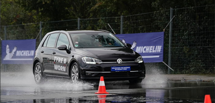 michelin wet tyre test