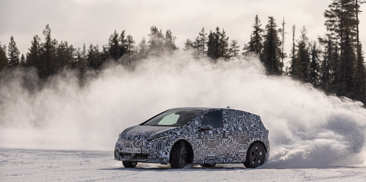 The Cupra Born's final winter tests at 30ºC Vehicle Dynamics