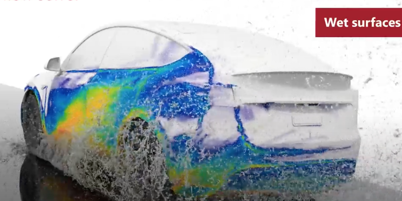 A simulation of vehicle wheels soiling sensors Vehicle Dynamics