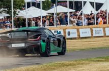 Bugatti Rimac’s chief test and development driver, Miroslav Zrnčević, putting the Nevera through its paces at the 2023 Goodwood Festival of Speed